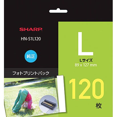AQUOSフォトプレーヤー HN-PPシリーズ専用 フォトプリントパック Lサイズ120枚 HN-S1L120