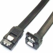 ストッパー付 SATAIIケーブル 片側L型コネクタ 30cm PSD30BK