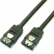ストッパー付 SATAIIラウンドケーブル 15cm PRS15BK