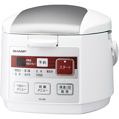 マイコン炊飯器（3合炊き） ホワイト系 KS-HB5-W