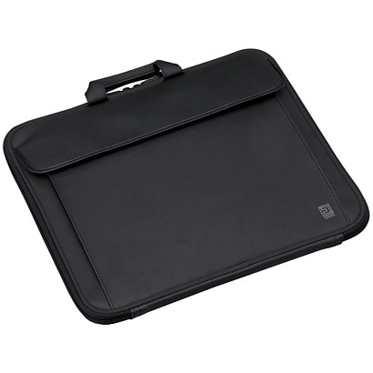 ノートパソコン用インナーバッグ 14.1-13.3型ワイド対応 ハンドル付 ブラック BSINH02BK
