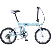 折りたたみ自転車（18型） ミントブルー FDB186