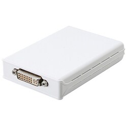 USB接続 マルチディスプレイアダプタ DVI-I/D-Sub15pin出力対応 サインはDVI USB20DVI