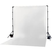 バックドロップ ソリッドモスリン 3×6m ホワイト