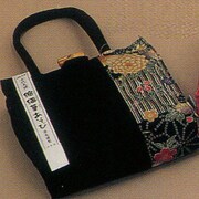 F260 [ボタン付き手提げバッグ 地味]