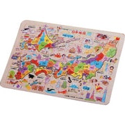 ア186 [木製知育パズル 日本地図]