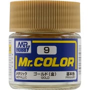 Mr.カラーC-9 [溶剤系アクリル樹脂塗料 ゴールド メタリック]