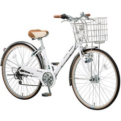 自転車(27型) GCホワイト PRET A PORTER(プレタポルテ)・ガチガチロック (6段変速) B-PTN764-F