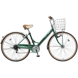 自転車(27型) MKグリーン PRET A PORTER(プレタポルテ)・ガチガチロック (6段変速) B-PTN764-G
