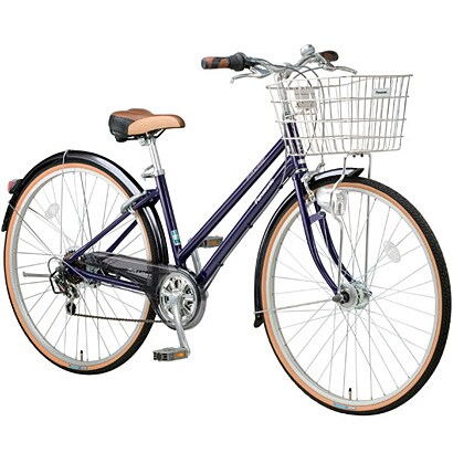 自転車（27型） ダークパープル AIR LIGHT（エアーライト） （6段変速） B-ALT763-P