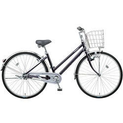 自転車(27型) ピュアブラック ALair(アルエアー)S・ガチガチロック (3段変速) B-AAS737-B