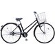 自転車（26型） ピュアブラック BELTY（ベルティ）P ガチガチロック B-BNP635-B