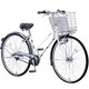 自転車（26型） アクティブホワイト BELTY（ベルティ）P ガチガチロック B-BNP635-F