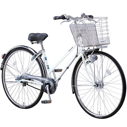 自転車（26型） アクティブホワイト BELTY（ベルティ）P ガチガチロック B-BNP635-F