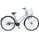 自転車（26型） プラズマシルバー BELTY（ベルティ）P ガチガチロック B-BNP635-S