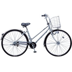 自転車(26型) プラズマシルバー BELTY(ベルティ)P ガチガチロック B-BNP635-S