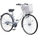 自転車（27型） アクティブホワイト BELTY（ベルティ）P・ガチガチロック B-BNP735-F