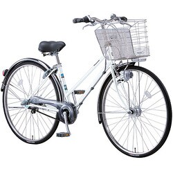 自転車(27型) アクティブホワイト BELTY(ベルティ)P・ガチガチロック B-BNP735-F
