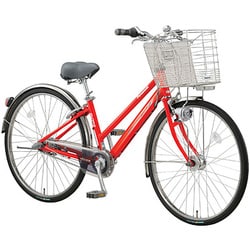 自転車(26型) パプリカレッド MARS(マース)アルミ・ガチガチロック (3段変速) B-MAY632-R