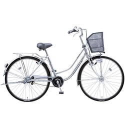 自転車(26型) プラズマシルバー BELTY(ベルティ)W・ガチガチロック (3段変速) B-BNW632-S
