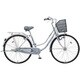 自転車（26型） シャトルシルバー MARS（マース）W・ガチガチロック （3段変速） B-MAW636-S