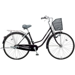 自転車(27型) ピュアブラック MARS(マース)W・ガチガチロック (3段変速) B-MAW736-B