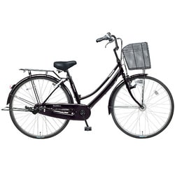 自転車(27型) ピュアブラック Tough Mama(タフママ)・ガチガチロック・ブラックバージョン (3段変速) B-TMB73-B