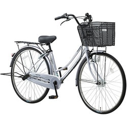 自転車(27型) シャトルシルバー Tough Mama(タフママ)・ガチガチロック・ブラックバージョン (3段変速) B-TMB73-S