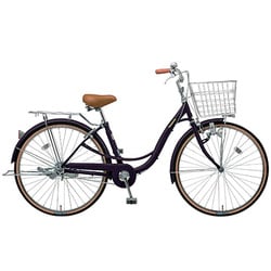 自転車(26型) ピュアブラック arnest fashion(アーネスト・ファッション) B-ATF612-B