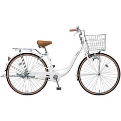 自転車(26型) GCホワイト arnest fashion(アーネスト・ファッション) B-ATF612-F
