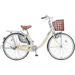 自転車(24型) ホワイトベージュ ALair(アルエアー)U・ガチガチロック B-AAU417-T