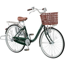 自転車(26型) MKグリーン ALair(アルエアー)U・ガチガチロック B-AAU617-G
