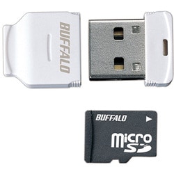 USB2.0/1.1対応 マイクロUSBフラッシュメモリー ホワイトモデル 2GB RMUM-2G/WH