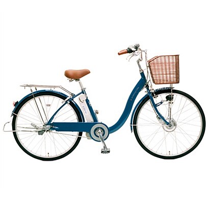 電動アシスト自転車（26型） ブルー 電動ハイブリッド自転車 eneloop bike（エネループバイク） CY-SPE226-L-H