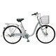電動アシスト自転車（24型） シルバー 電動ハイブリッド自転車 eneloop bike（エネループバイク） CY-SPF224-S-H