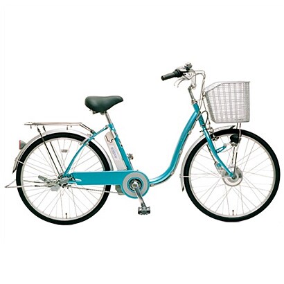 電動アシスト自転車（24型） ブルー 電動ハイブリッド自転車 eneloop bike（エネループバイク） CY-SPF224-L-H
