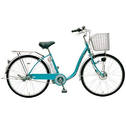 電動アシスト自転車（26型） ブルー 電動ハイブリッド自転車 eneloop bike（エネループバイク） CY-SPF226-L-H