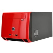 mini-ITX対応 PCケース 150W電源搭載 レッド CF-A8989RD150