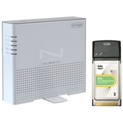 IEEE802.11g/b対応 無線ルータ PCカードセット ホワイト CG-WLRGNXW-P