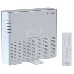 IEEE802.11g/b対応 無線ルータ USBアダプタセット ホワイト CG-WLRGNXW-U