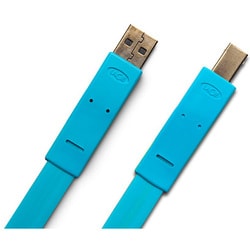 USBケーブル USB A-B 1.2m ブルー 130845