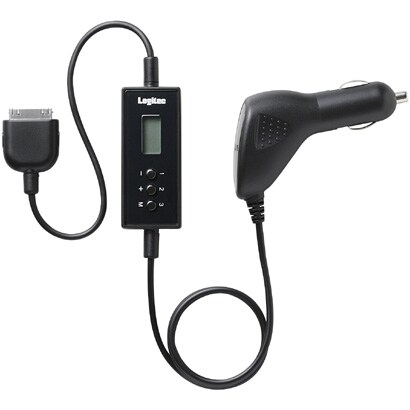 LAT-FMI02BK [iPod Dockコネクタ搭載 車載用FMトランスミッター ブラック]