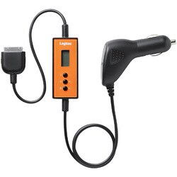 LAT-FMI02DR [iPod Dockコネクタ搭載 車載用FMトランスミッター オレンジ]