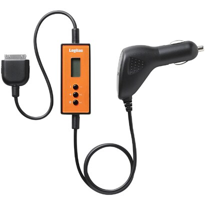 LAT-FMI02DR [iPod Dockコネクタ搭載 車載用FMトランスミッター オレンジ]