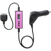 LAT-FMI02PN [iPod Dockコネクタ搭載 車載用FMトランスミッター ピンク]