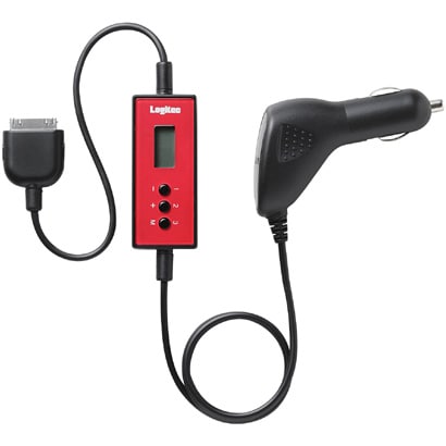 LAT-FMI02RD [iPod Dockコネクタ搭載 車載用FMトランスミッター レッド]