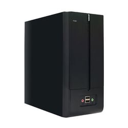 miniITX対応 PCケース 120W専用電源搭載 ブラック BM639-BK