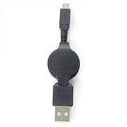 USB充電ケーブル巻取式 ブラック [DSi用]