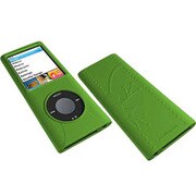 第4世代 iPod nano用 シリコンケース グリーン n4gwrapz-green