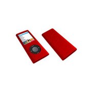 第4世代 iPod nano用 シリコンケース レッド n4gwrapz-red